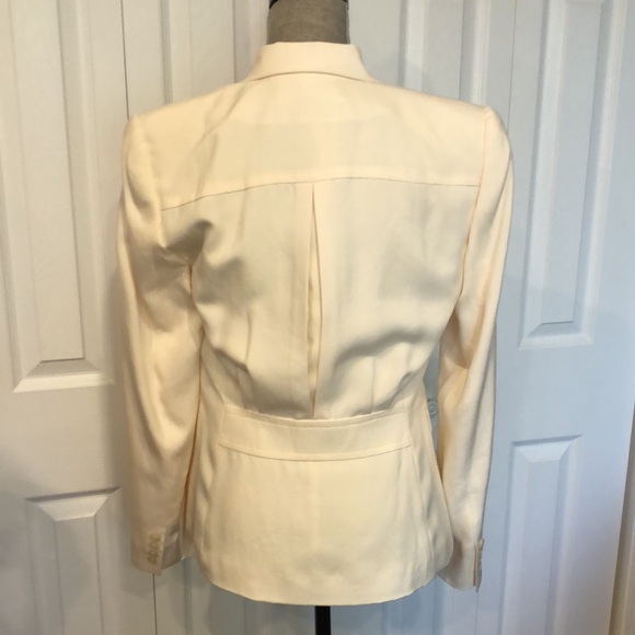 Ralph Lauren Black Label Ivory Silk Suit Jacket - Picture 5 of 12